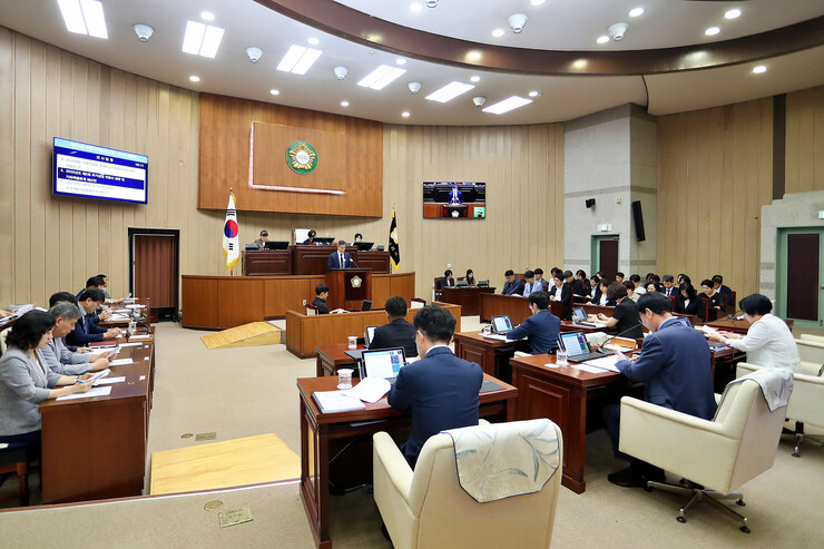 의왕시의회, 제314회 임시회 개회